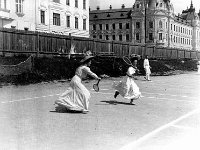 Igrališta tenisa na prostoru gdje je danas zgrada HZMO-a 1913. godine